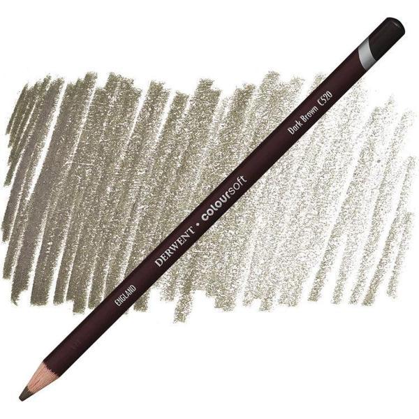 Supertrend Coloursoft Pencil Yumuşak Kuruboya Kalemi C520 Dark Brown - Image 1