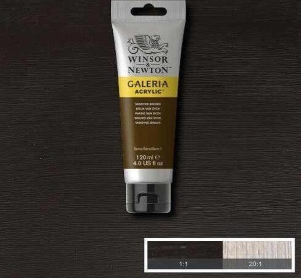 Supertrend Galeria Akrilik Boya 120 ml. 676 Vandyke Brown - Image 1