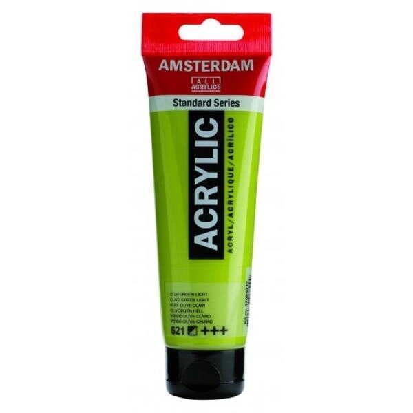 Supertrend Amsterdam Akrilik Boya 120 ml. 621 Olive Green Light - Image 1
