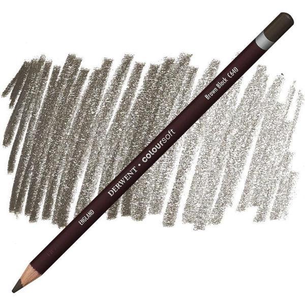 Supertrend Coloursoft Pencil Yumuşak Kuruboya Kalemi C640 Brown Black - Image 1
