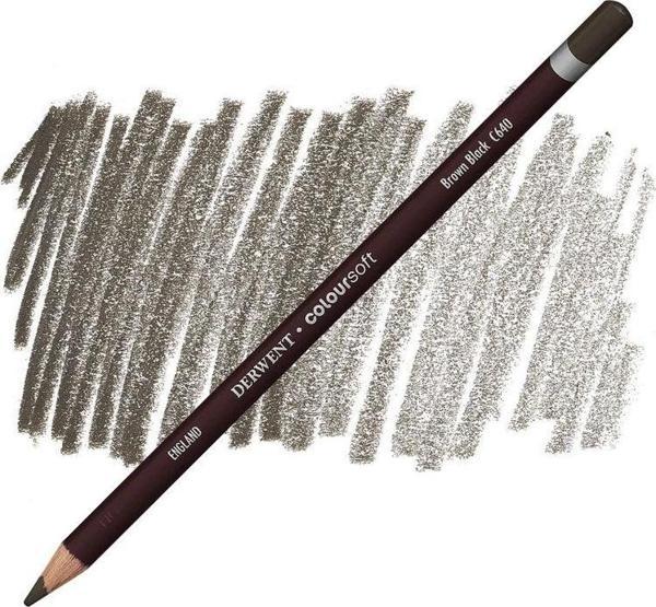 Supertrend Coloursoft Pencil Yumuşak Kuruboya Kalemi C640 Brown Black - Image 1