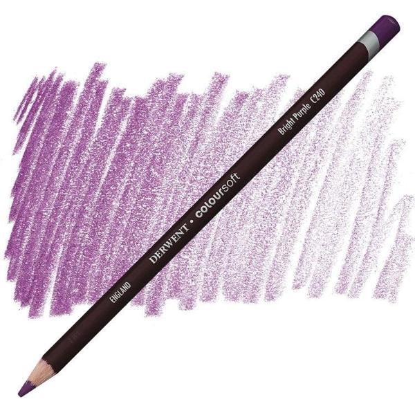 Supertrend Coloursoft Pencil Yumuşak Kuruboya Kalemi C240 Bright Purple - Image 1