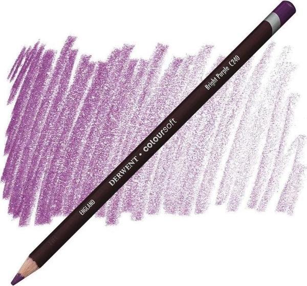 Supertrend Coloursoft Pencil Yumuşak Kuruboya Kalemi C240 Bright Purple - Image 1