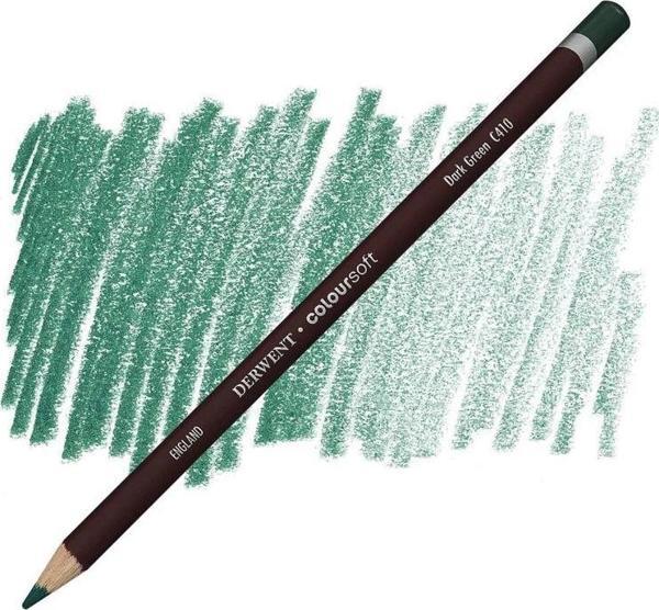 Supertrend Coloursoft Pencil Yumuşak Kuruboya Kalemi C410 Dark Green - Image 1