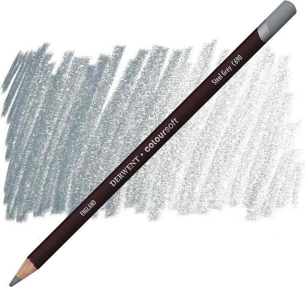 Supertrend Coloursoft Pencil Yumuşak Kuruboya Kalemi C690 Steel Grey - Image 1
