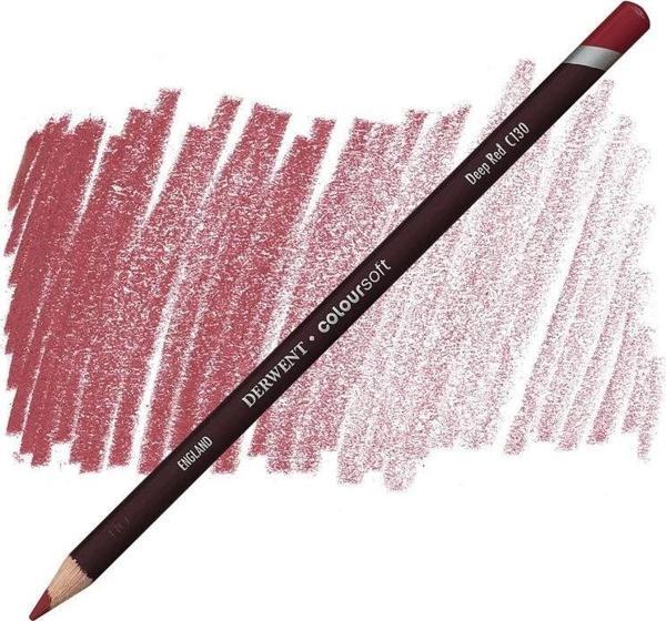 Supertrend Coloursoft Pencil Yumuşak Kuruboya Kalemi C130 Deep Red - Image 1