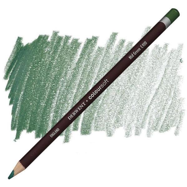 Supertrend Coloursoft Pencil Yumuşak Kuruboya Kalemi C400 Mid Green - Image 1