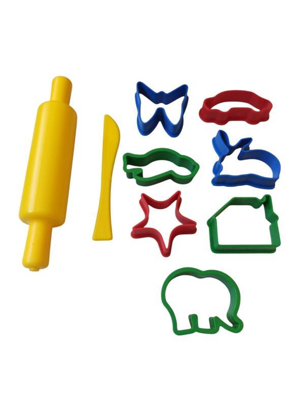 hureggo concept plastik oyun hamuru kalıpları 9 parça set - Image 1