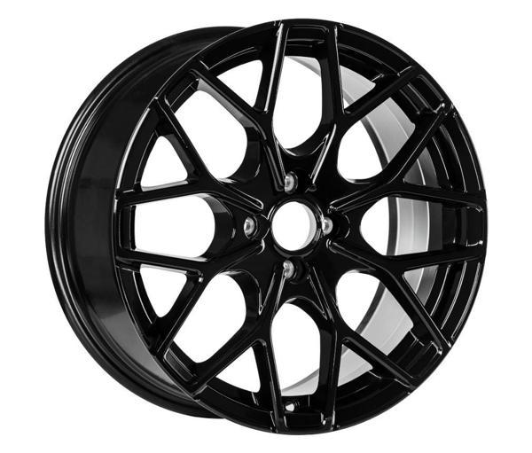 EMR-S1038-01 7.5x17" -4x108 ET25 65.1 Black Jant (4 Adet) - Image 1