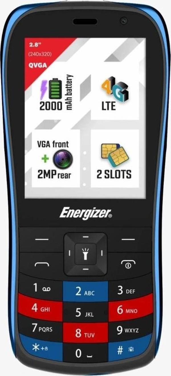 Energizer E284S Mavi Tuşlu Telefon - Image 1