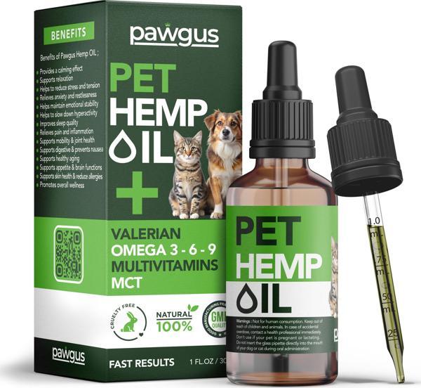 Kenevir Yağ Kedi Köpek Sakinleştirici - Stres, Hiperaktivite, Artrit, Nöbet, İştah, Uyku Takviyesi - Image 1