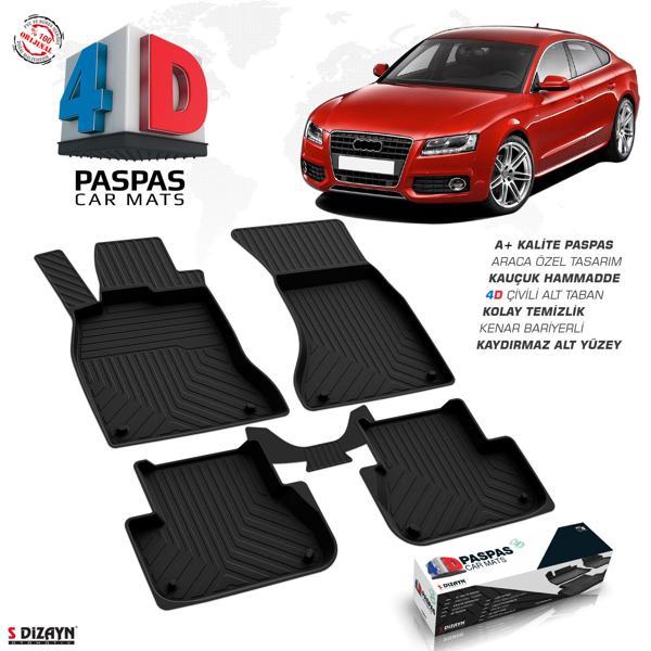 AUDİ A5 4D HAVUZLU PASPAS 2008 2009 2010 2011 2012 2013 2014 2015 2016 ARACA ÖZEL - Image 1