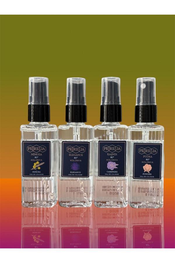 4’lü Kolonya 50 ml Elegance-mimoza-pudra-kaşmir - Image 1