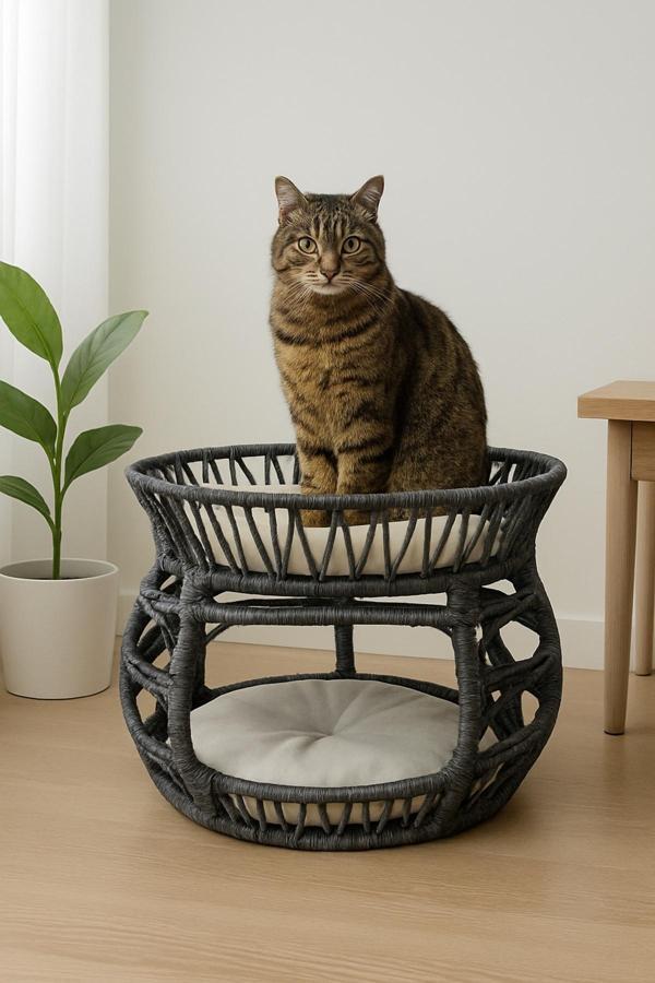 Bombeli kedi ranzası & Kedi yatağı - Image 1