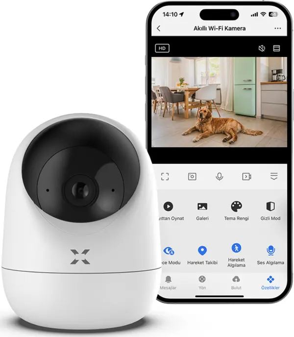 Xenon Smart X7207 Full HD Gece Görüşlü Wi-Fi Güvenlik Kamerası - Image 1