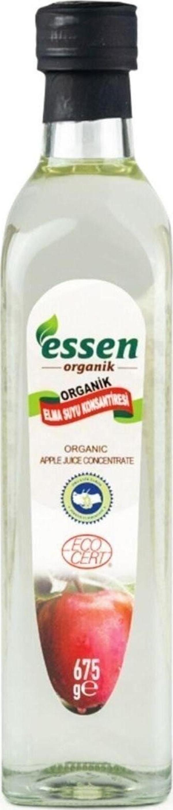 Essen Organik Organik Elma Suyu Konsantresi 675 Gr (Cam Şişe, Ecocert Sertifikalı) - Image 1