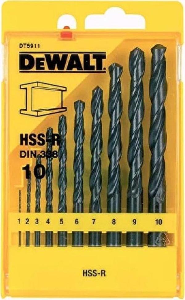 Dewalt Dt5911-qz 10 Parça Hss-R Metal Uç Seti - Image 1