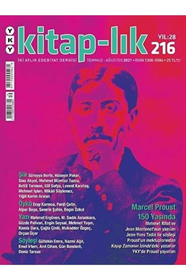 Kitap-Lık Dergisi Sayı 216 Temmuz-Ağustos 2021 / Kolektif / / 4440000001336 - Yapı Kredi Yayınları - Image 1