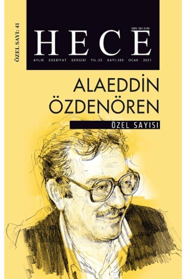 Hece Aylık Edebiyat Dergisi Alaeddin Özdenören Özel Sayısı 41 (Ocak 2021) - Hece Yayınları - Image 1