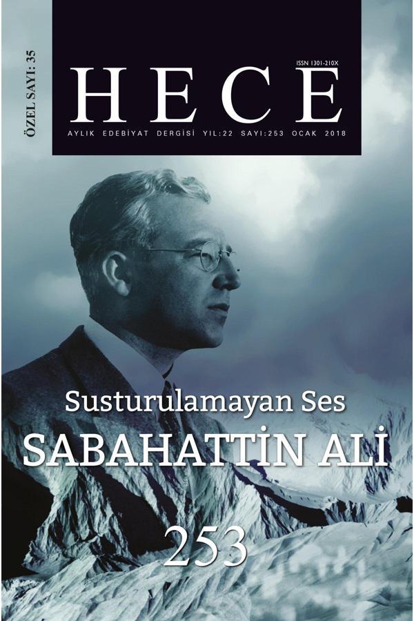 Hece Aylık Edebiyat Dergisi Sabahattin Ali Özel Sayısı Sayı: 35 - 253 - Hece Yayınları - Image 1