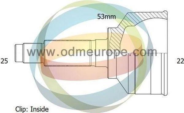 AKS KAFASI DIŞ Fiesta Mk5 1.25 16v 2002-2008 MT A:25 C:53,4 B:22 H:88,3 L:54,1 - Image 1