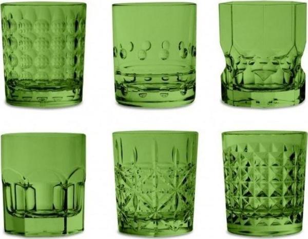 Baci Milano Crystal Touch 6lı Bardak Seti 300ml Yeşil - Image 1