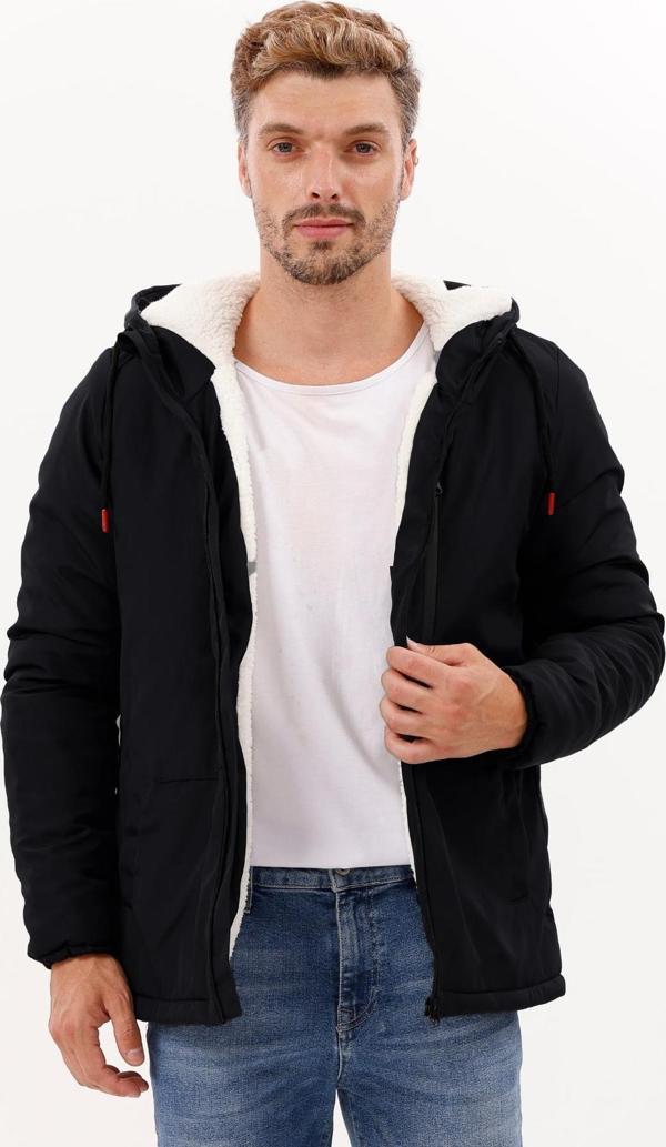 Erkek Kürklü Su Ve Rüzgar Geçirmez Kapüşonlu Kışlık Mont & Kaban & Parka - Image 1