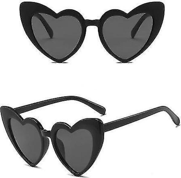 Siyah Renk Kalp Şekilli Parti Gözlüğü 15x5 Cm - Image 1