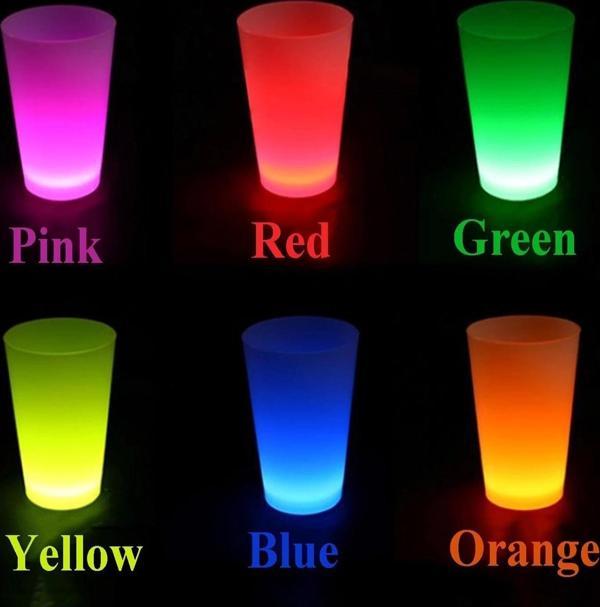 Neon Parti Glow Bardak 1.5 Oz Karışık Renk 1 Adet Tekli - Image 1