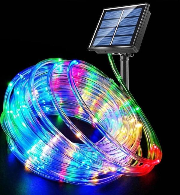 10m 100 Led Solar Led Işık Rgb - Image 1