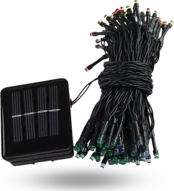 Büro Ev Ofis Bahçesi için Solar Şarjlı Siyah Kablolu Stil Led Aydınlatma - Image 1