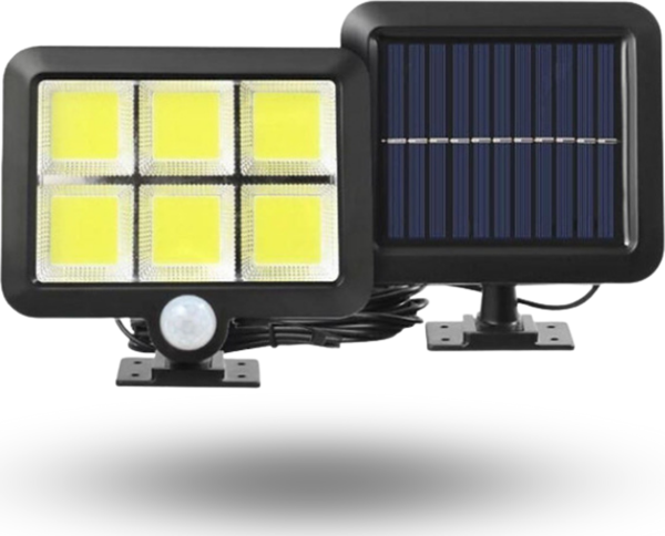 Büro Ev Ofis Bahçesi için 6LED Solar Şarjlı Panel Stil Aydınlatma - Image 1