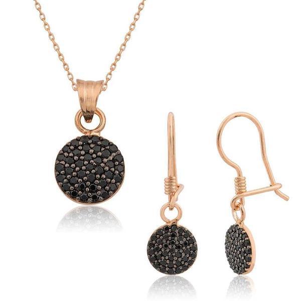 Supertrend ​gümüş Siyah Yuvarlak Bayan Set - Image 1