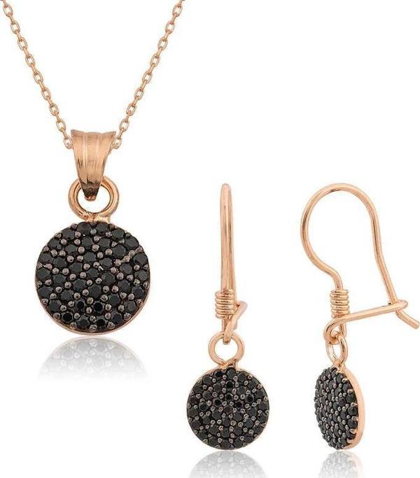Supertrend ​gümüş Siyah Yuvarlak Bayan Set - Image 1