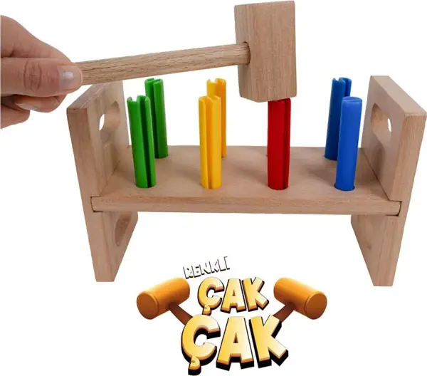 24 cm Ahlap Çak çak Oyunu 6924 - Image 1