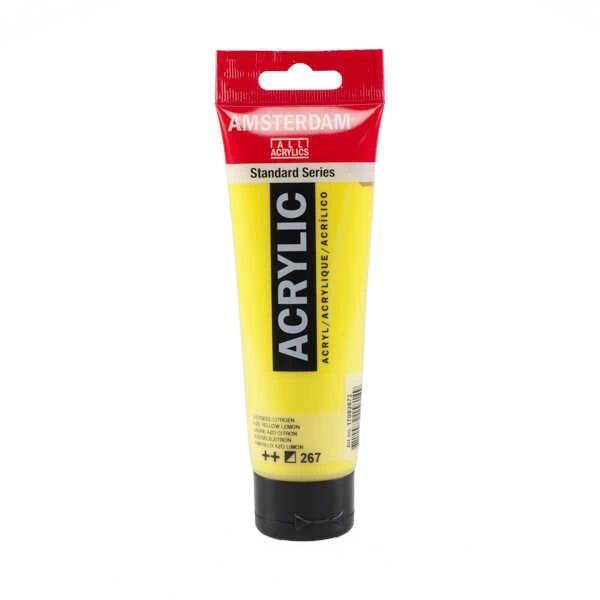Supertrend Amsterdam Akrilik Boya 120 ml. 267 Azo Yellow Lemon - Image 1
