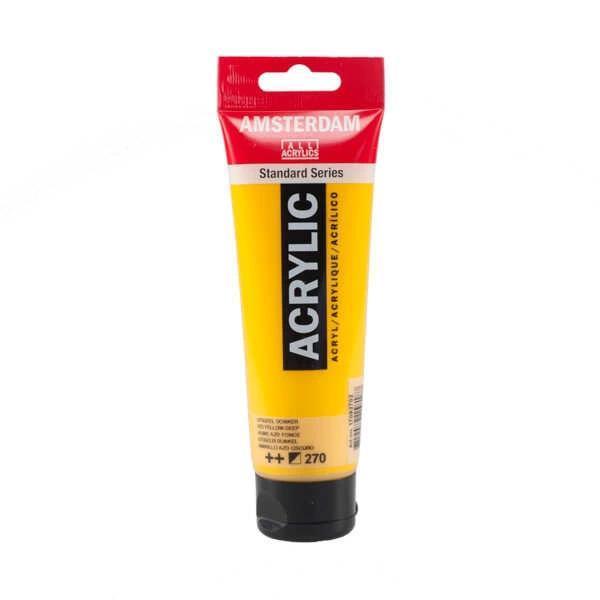 Supertrend Amsterdam Akrilik Boya 120 ml. 270 Azo Yellow Deep - Image 1