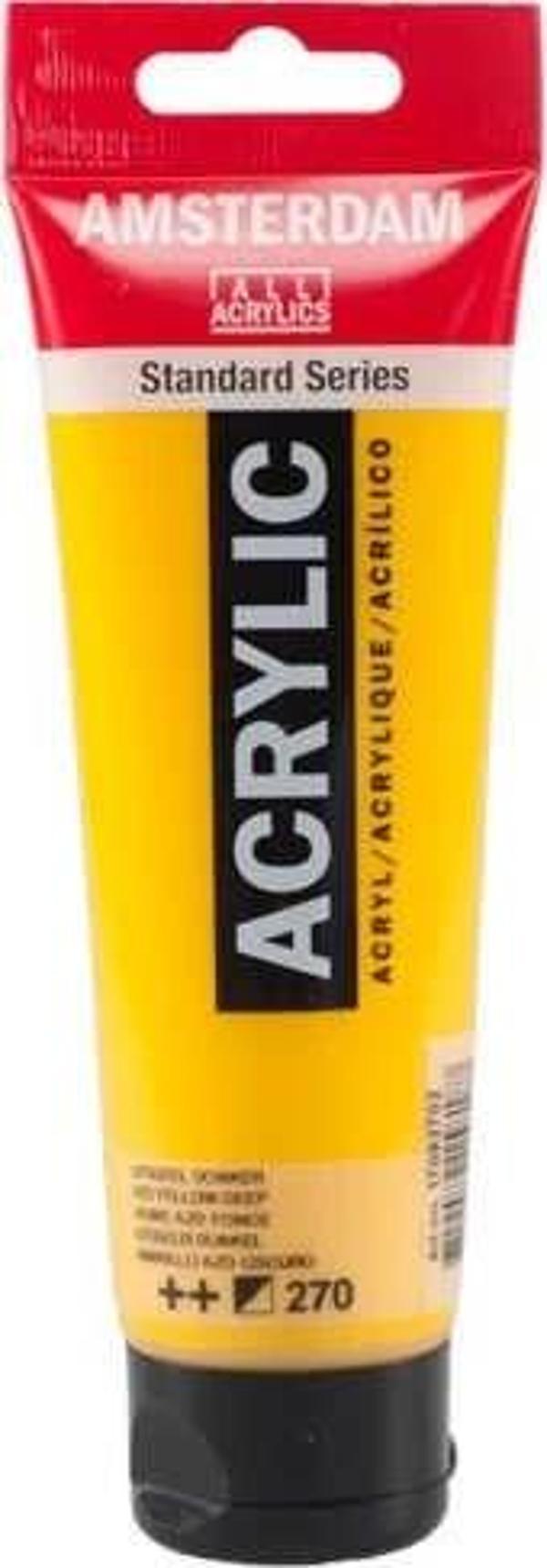 Supertrend Amsterdam Akrilik Boya 120 ml. 270 Azo Yellow Deep - Image 1
