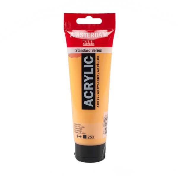 Supertrend Amsterdam Akrilik Boya 120 ml. 253 Gold Yellow - Image 1