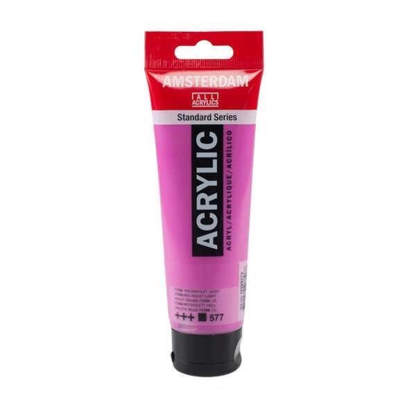 Supertrend Amsterdam Akrilik Boya 120 ml. 577 Permanent Red Violet Light - Image 1