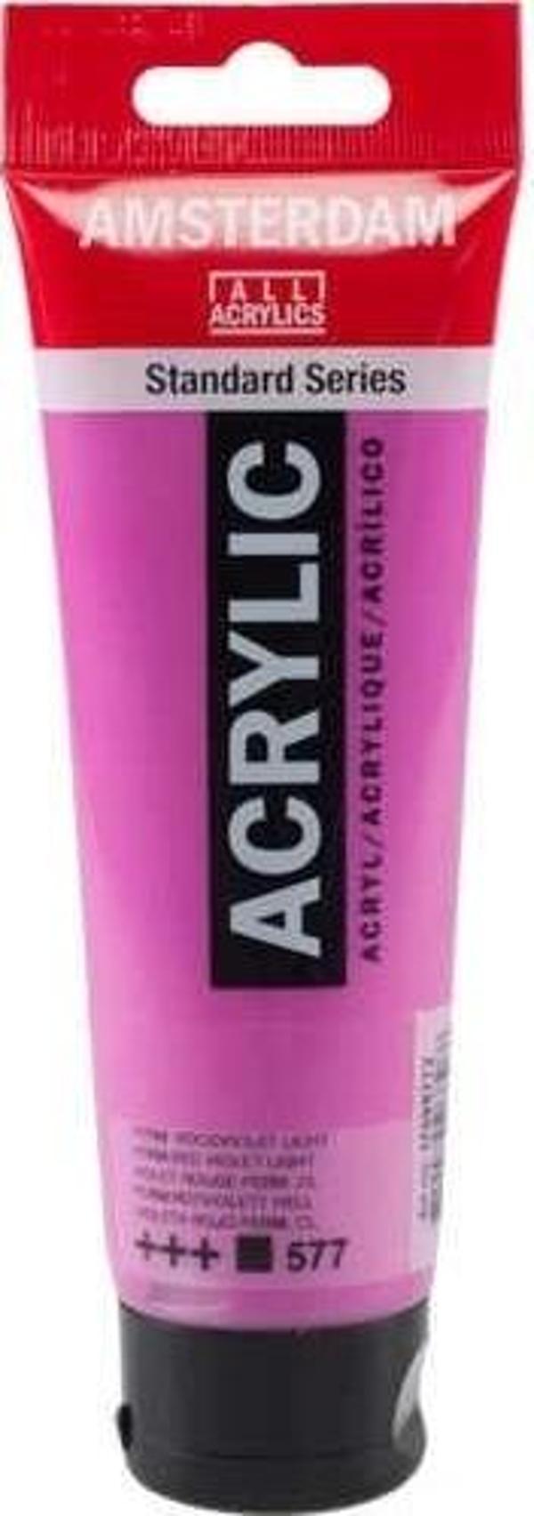 Supertrend Amsterdam Akrilik Boya 120 ml. 577 Permanent Red Violet Light - Image 1