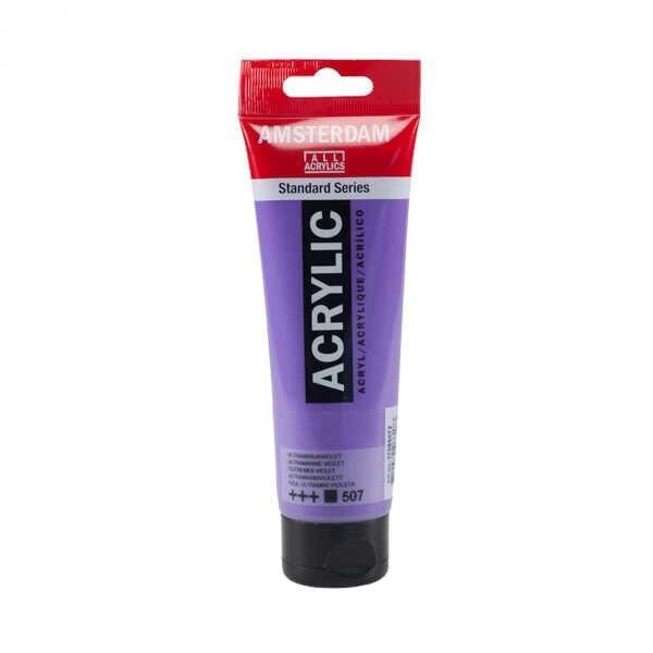 Supertrend Amsterdam Akrilik Boya 120 ml. 507 Ultramarine Violet - Image 1
