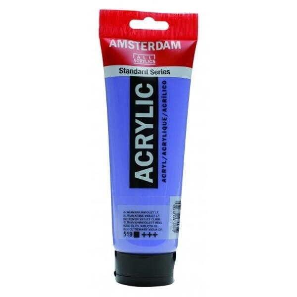 Supertrend Amsterdam Akrilik Boya 120 ml. 519 Ultramarine Violet Light - Image 1