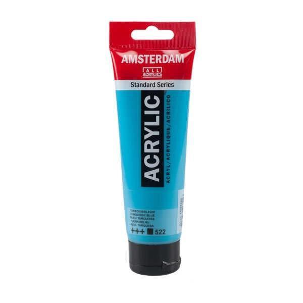 Supertrend Amsterdam Akrilik Boya 120 ml. 522 Turquoise Blue - Image 1