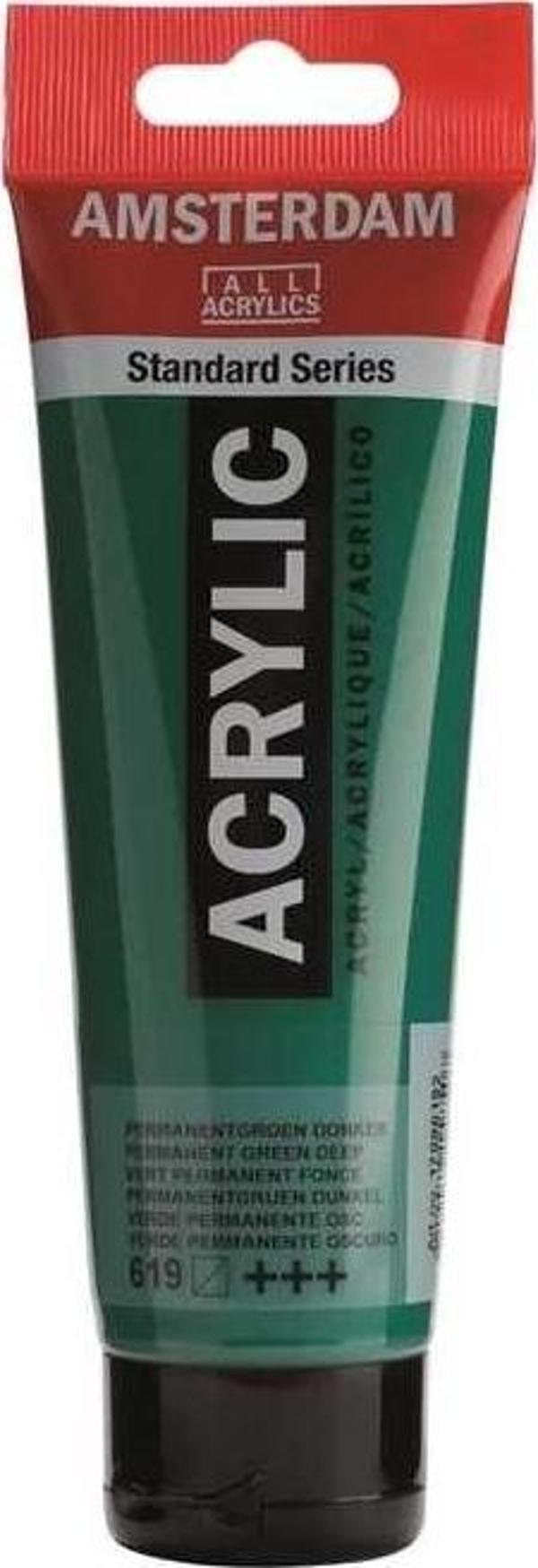 Supertrend Amsterdam Akrilik Boya 120 ml. 619 Permanent Green Deep - Image 1