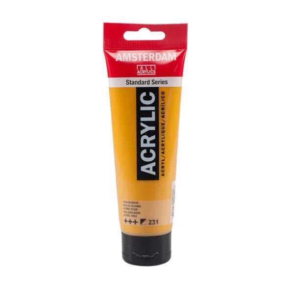 Supertrend Amsterdam Akrilik Boya 120 ml. 231 Gold Ochre - Image 1