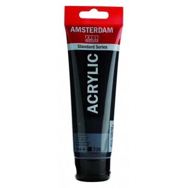 Supertrend Amsterdam Akrilik Boya 120 ml. 735 Oxide Black - Image 1