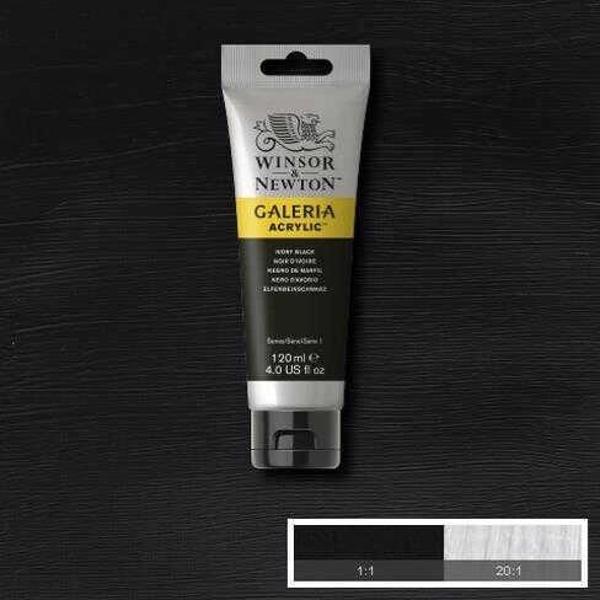 Supertrend Galeria Akrilik Boya 120 ml. 331 Ivory Black - Image 1