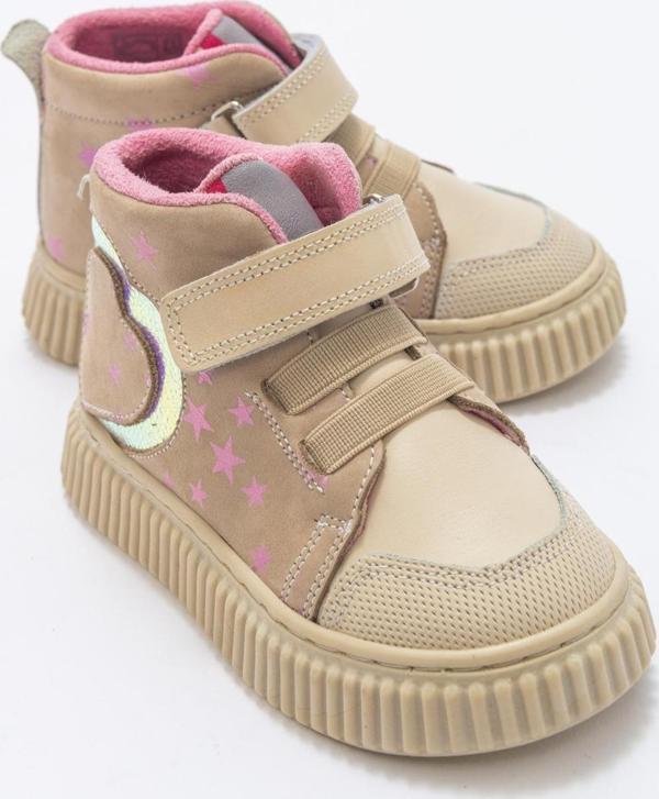 mnpc Kız Çocuk Bej Hakiki Deri Suya Dayanıklı Anatomik Günlük Bot - Image 1