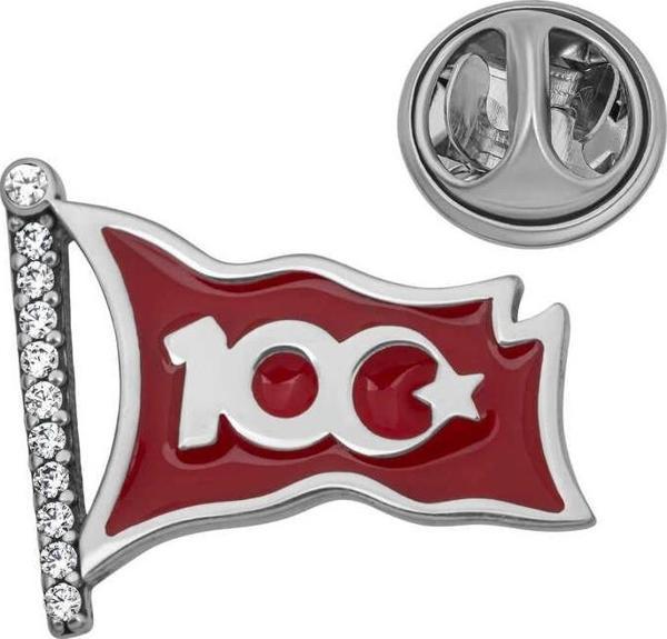 Supertrend Gümüş Ay Yıldız 100.yıl Rozet - Image 1